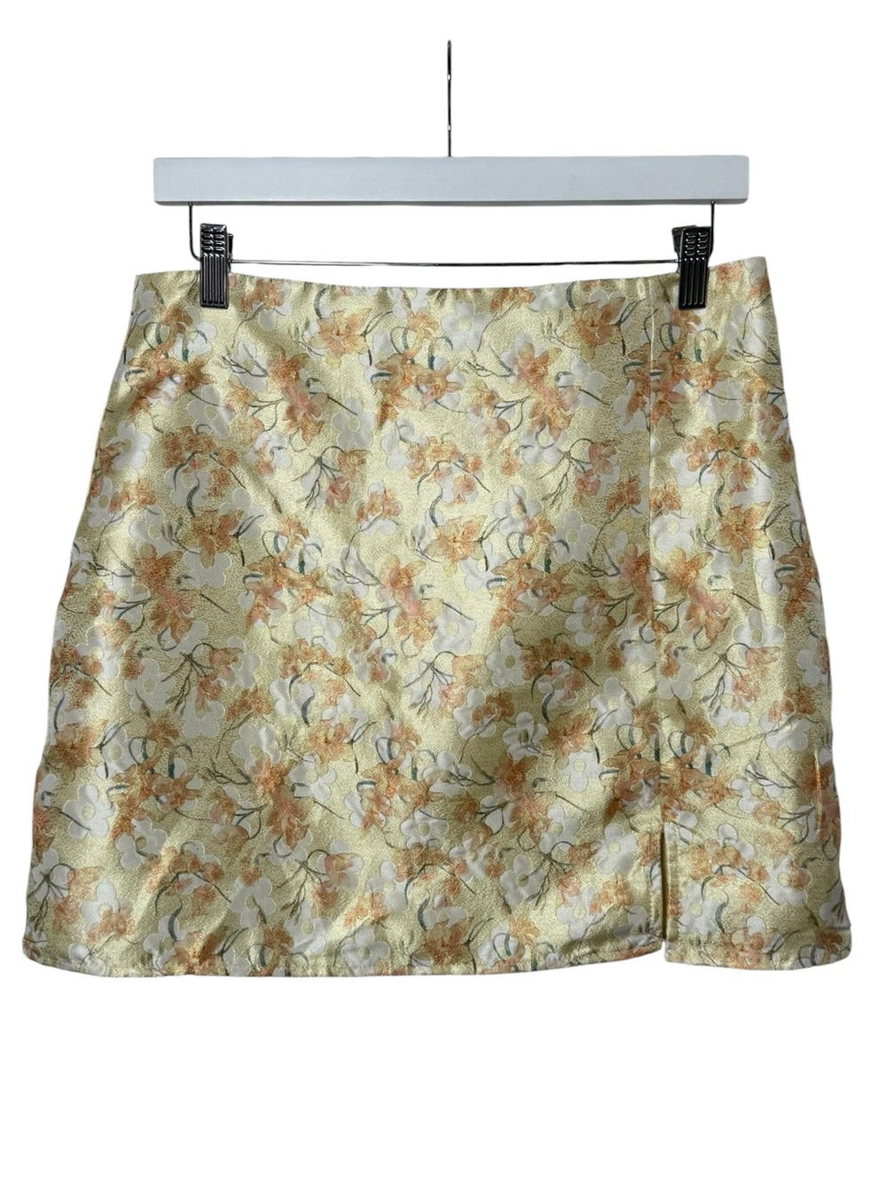 Lulus Time to Bloom Yellow Floral Jacquard Two-Piece Set NWT Size Large - Picture 6 of 9